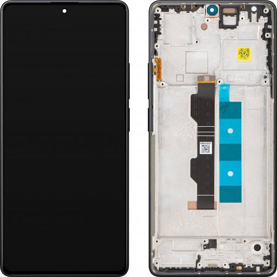 Xiaomi Screen with Touch Mechanism and Frame for Xiaomi Redmi Note 14S (Black)
