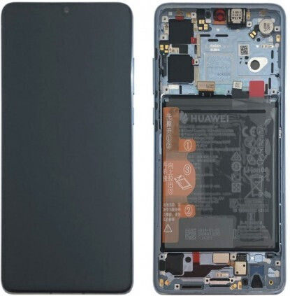 Huawei Οθόνη με Μηχανισμό Αφής για Huawei P30 (New Version) (Μαύρο)