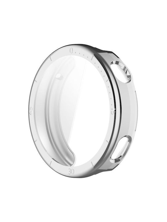 Protective Soft TPU Watch Cover Huawei Watch GT 6 41mm Full Coverage Silver