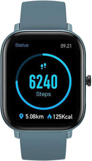 Amazfit GTS Aluminium 43mm Wasserdicht Smartwatch mit Pulsmesser (Blue)