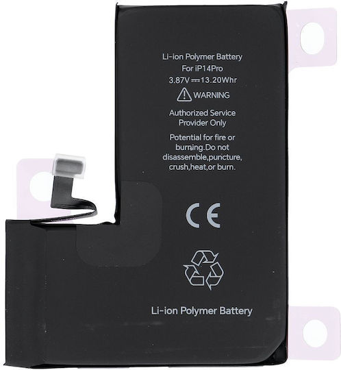 Diagnosable Συμβατή Μπαταρία Αντικατάστασης 3410mAh για iPhone 14 Pro