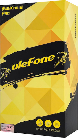Ulefone RugKing 3 Pro Dual SIM (8/128GB) Ανθεκτικό Smartphone Μαύρο