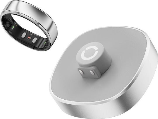 RingConn Gen 2 Air Smart Ring 16.5mm Αδιάβροχο με Παλμογράφο Galaxy Silver