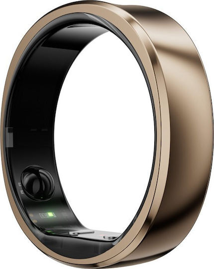 RingConn Gen 2 Air Smart Ring 18.2mm Waterproof with Heart Beat Monitor Dune Gold