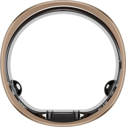 RingConn Gen 2 Air Intelligente Ring 19mm Wasserdicht mit Herzfrequenzsensor Dune Gold