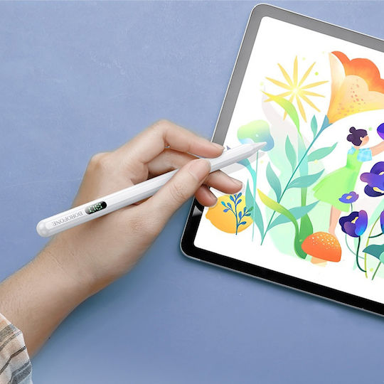Borofone BG101 Digital Touch Stylus for Apple iPad in White color