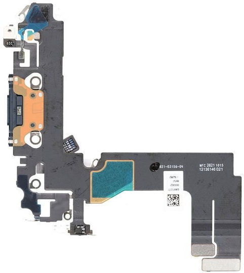 Кабел с Порт за зареждане в Черен цвят за iPhone 13 Mini