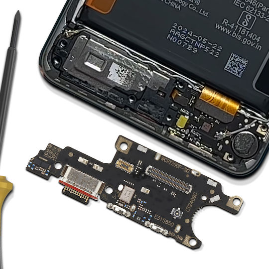 Charging Port Flex Board for Honor 200 Pro 0235aknq Service Pack