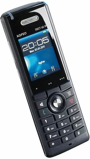 Agfeo Dect 75 IP Ασύρματο Τηλέφωνο IP Μαύρο