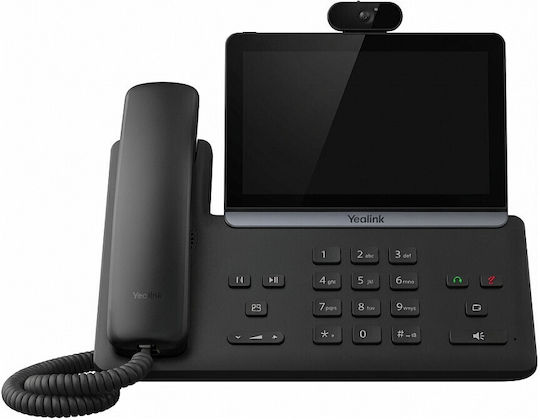 Yealink Sip-t88v Ασύρματο Τηλέφωνο IP Μαύρο
