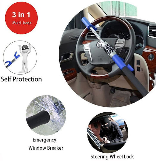 Autoline Anti-theft Car Steering Wheel Lock