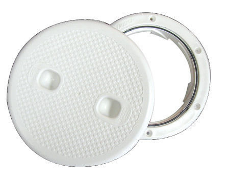 Lalizas Industrial Round Boat Deck Door with 155mm Diameter White