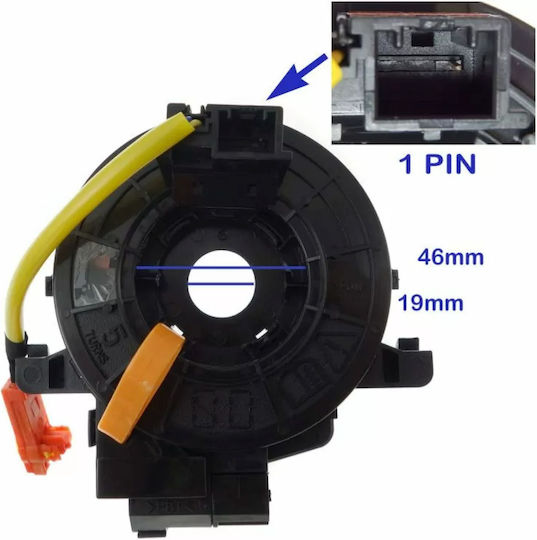 Toyota Corolla 2006-2012 Διακόπτης Συνδυασμού Αυτοκινήτου Επαφή Σπιράλ Καλωδίου Ρολόι Ελατήριο 84306-06080