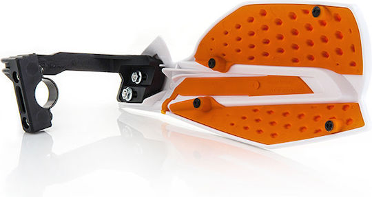 Acerbis X-Ultimate Handguards Weiß/Orange in Orange Farbe