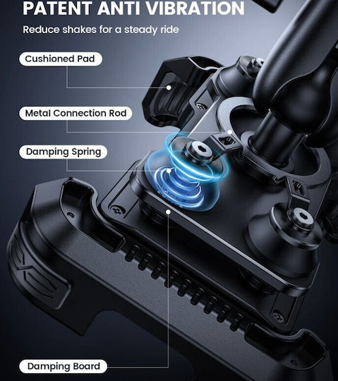 Lamicall Mount Phone Motorcycle with Adjustable Arm 4.7" for Steering Wheel