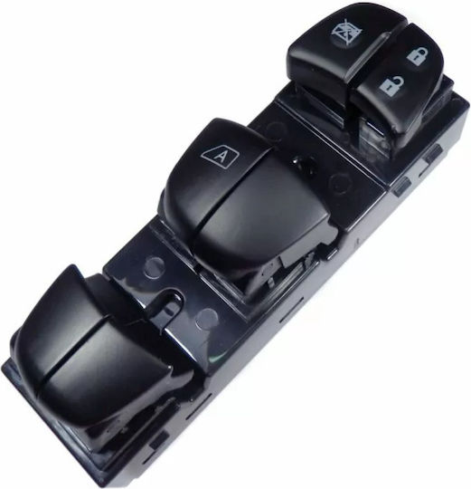 Front Window Switch Quadruple 19pin Nissan Qashqai 13-17 25401-1ka0b Left 1 Pc