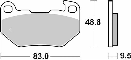 Plăcuțe de frână Sbs 993h.ls American V-twin Sinterizate