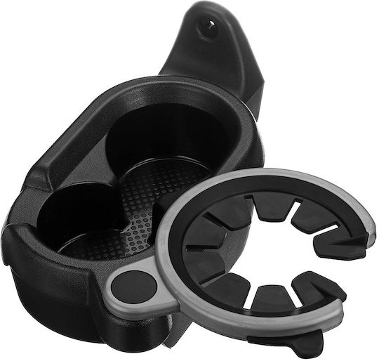 Car Cup Holder 2 Positions for Console for Smart Fortwo 451 2007-2018 in Black Color