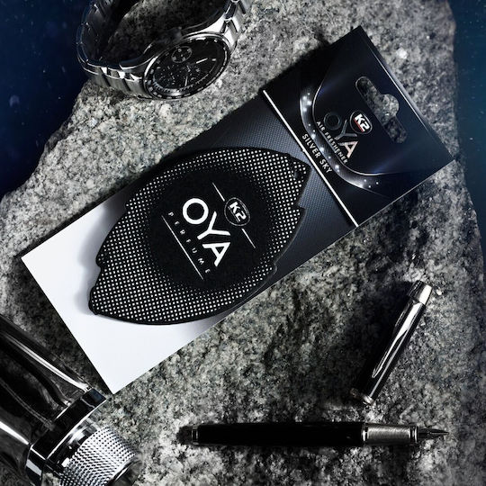 K2 Αρωματική Καρτέλα Κρεμαστή Αυτοκινήτου Oya Silver Sky