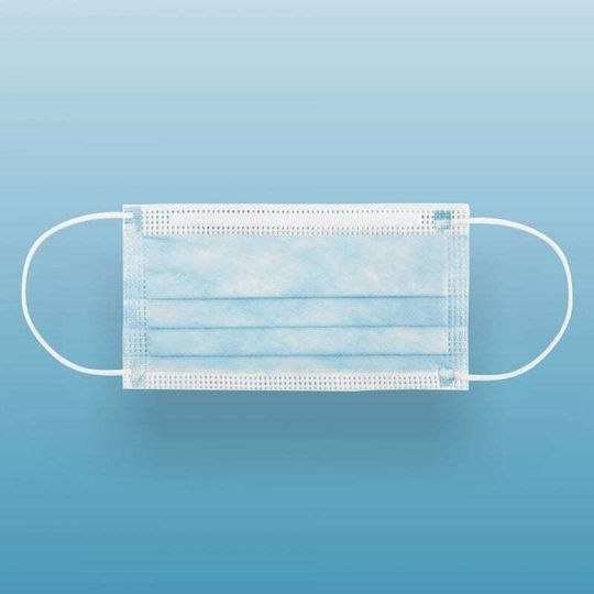 Larisa Face Cover Μάσκα Προστασίας Μιας Χρήσης Χειρουργική Γαλάζια 9927 50τμχ