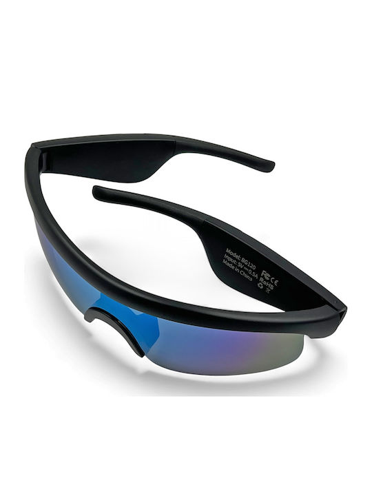 Riverio Unisex Γυαλιά Ηλίου με Μαύρο Σκελετό BG120