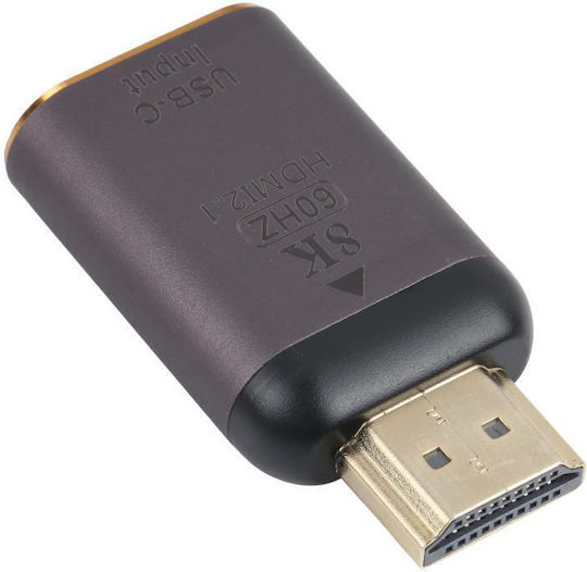 Конвертор USB-C женски към HDMI женски 1бр PC2034