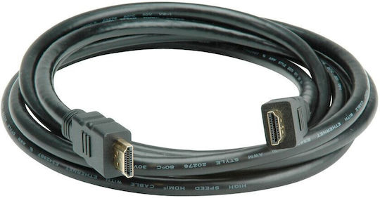 Roline Cable 11.99.5901 Hdmi M To Hdmi M 1m Black