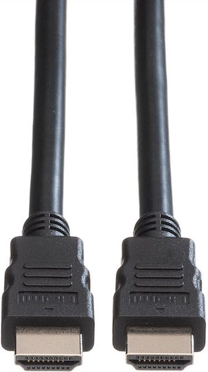 Roline Cable HDMI male - HDMI male 3m Πράσινο