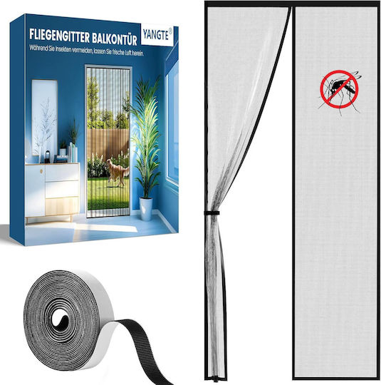 Pet Friendly Σίτα Πόρτας με Σκρατς με Μαγνητικό Κούμπωμα 210x95cm