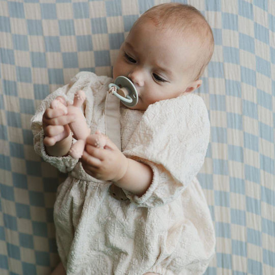 Mushie Silicone Teething Ring for 3 m+