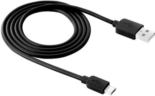 Haweel USB 2.0 to micro USB Cable Μαύρο 1m (HWL-1070B)