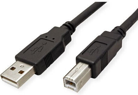 Καλώδιο Usb Roline Roline Green Usb 2.0 Καλώδιο Τύπος A-b Μαύρο 1,8 Μ