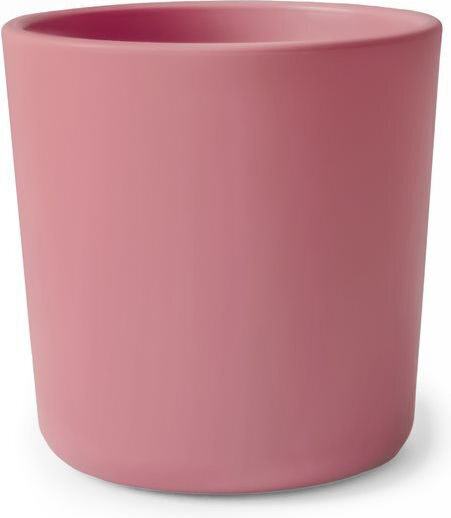 Mushie Baby Cup made of Plastic Pink 220ml for 6m+m+
