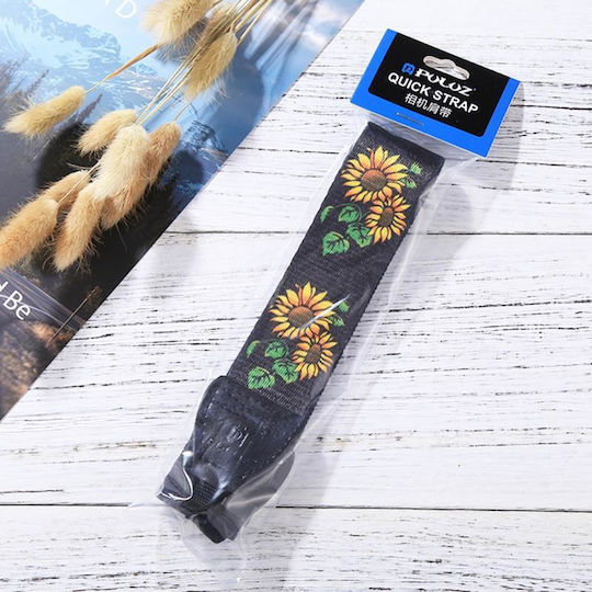 Puluz PU6009C Shoulder Neck Strap Sunflower Camera Strap