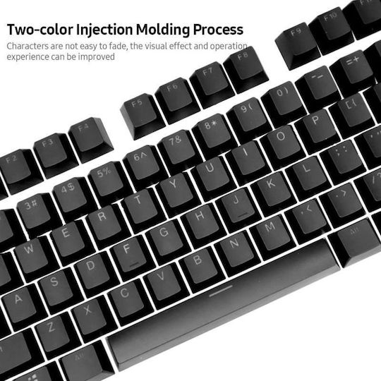 HXSJ P9 104 PBT Color Keyboard Only English US Blue