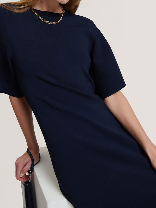 Midi Evening Dress Navy