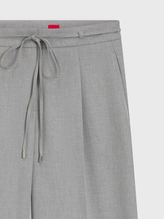 Haminde Dama Tesatura Pantaloni Gri deschis
