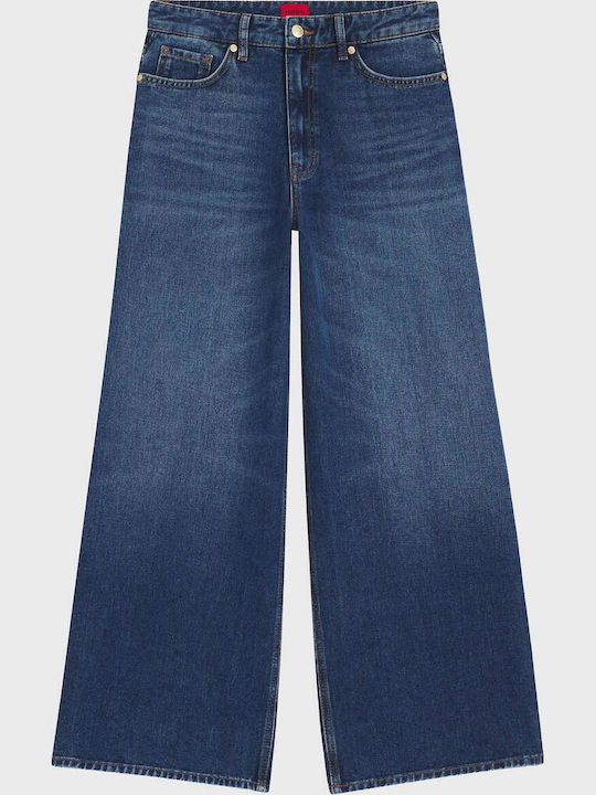 Geredith Women's Jean Trousers Dark Aged Denim