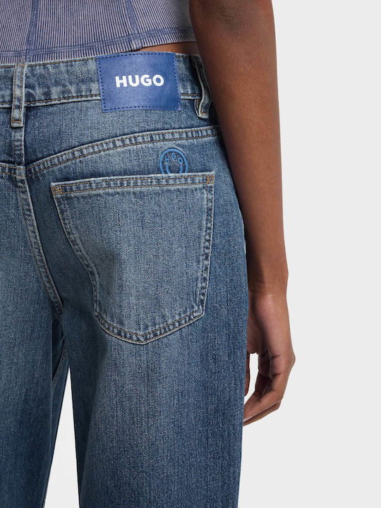 Women's Jean Trousers Dark Aged Denim