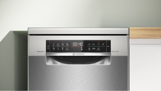 Bosch Mașină de spălat vase independentă pentru 10 seturi de vase L45xÎ84.5cm Inox