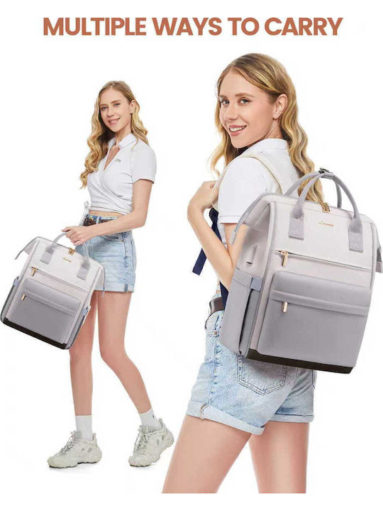 Lovevook Waterproof Backpack Backpack for 15.6" Laptop Beige MB2146