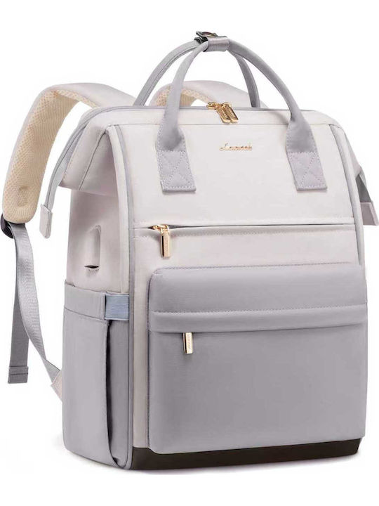 Lovevook Waterproof Backpack Backpack for 15.6" Laptop Beige MB2146