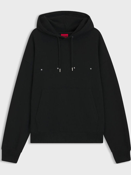 Doland Φούτερ με Κουκούλα Black
