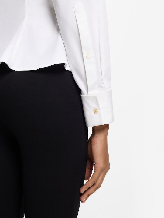 Emperor Women's Long Sleeve Shirt White