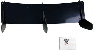 Diffusor Rückseite Stoßstange Volkswagen Polo 2014-2018 Gti Blade Schwarz Glänzend
