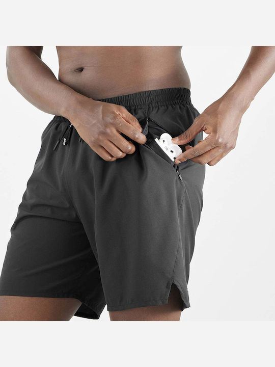 Shakeout Core 2 in 1 Sports Men's Shorts Deep Black