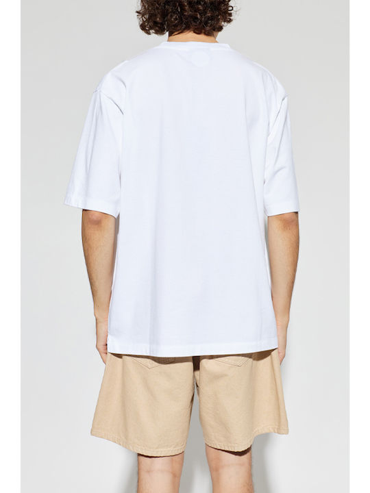 Dsquared2 T-shirt Καφέ, Κόκκινο, Λευκό
