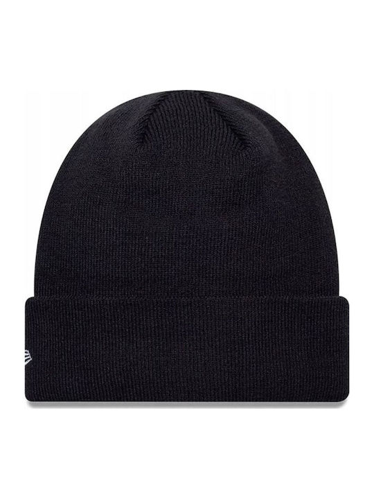 Cuff Beanie Beanie Knitted in Navy Blue color