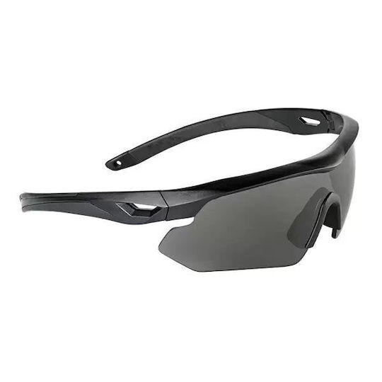 Swiss Eye Shooting Glasses Nighthawk Set of 3 Lenses with Anti-Scratch Coating, Anti-Glare & UV Protection Green