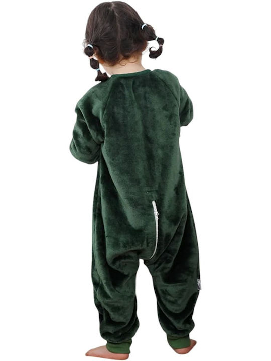 Queen Mother Winter Sleeping Bag with Feet Dark Green